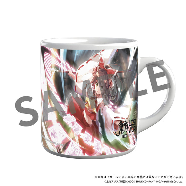 『東方LostWord』マグカップ 1 博麗霊夢 空を飛ぶ不思議な巫女